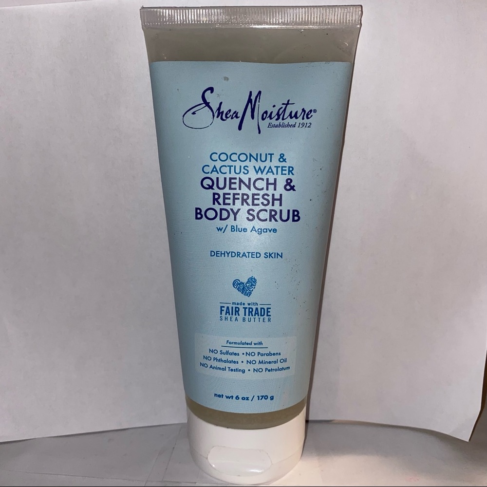 Shea Moisture Coconut & Cactus Water Quench & Refresh Body Scrub w/ Blue Agave